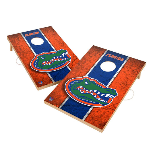 Vintage Florida Gators UF Solid Wood 2x3 Cornhole Set