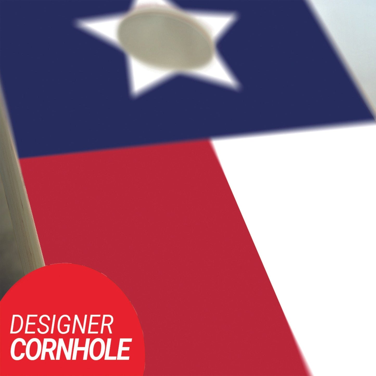 Texas Flag board close up