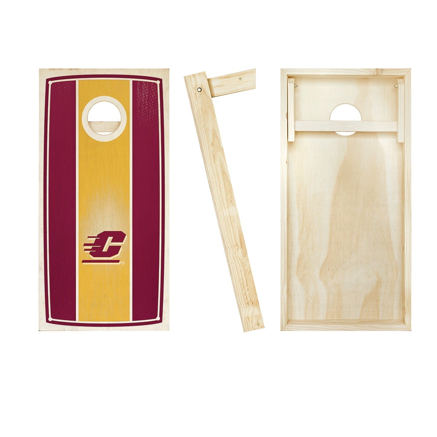 Central Michigan Stained Striped board entire set