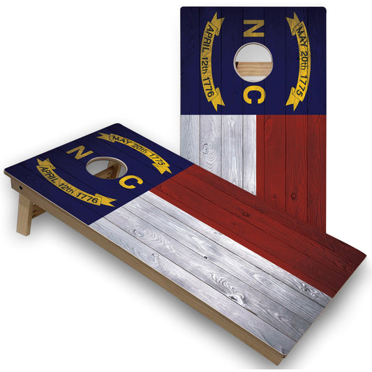 North Carolina Flag Cornhole Boards