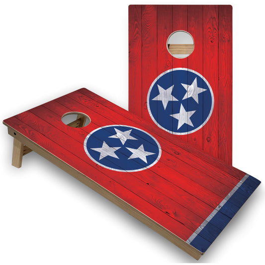 Tennessee Flag Cornhole Boards