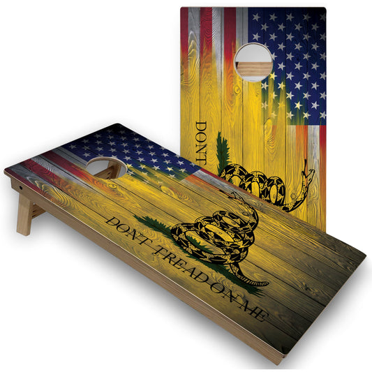 Gadsden & USA Flag Cornhole Boards