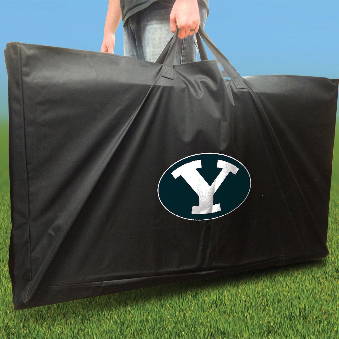 BYU Stained Pyramid team logo carrying case