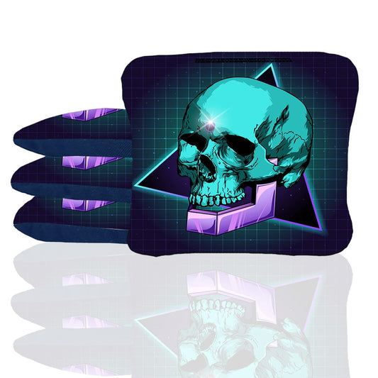 Matrix Skull Cornhole Bags