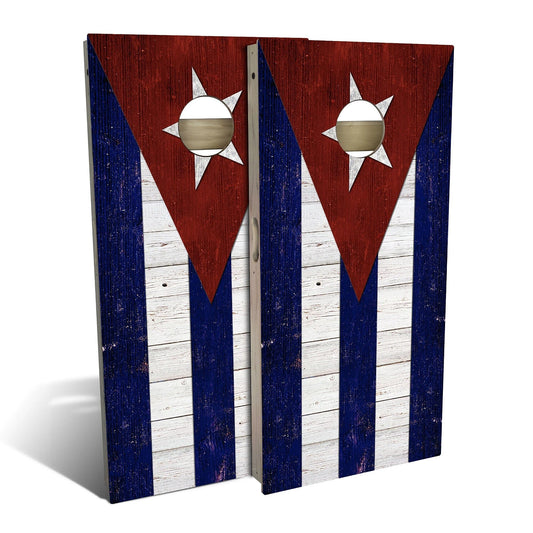 Cuba Flag Cornhole Boards