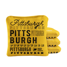 Gameday Pittsburgh Football Synergy Pro Yellow Cornhole Bags
