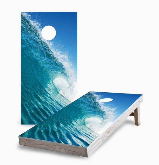 Wave Surfing Cornhole Boards