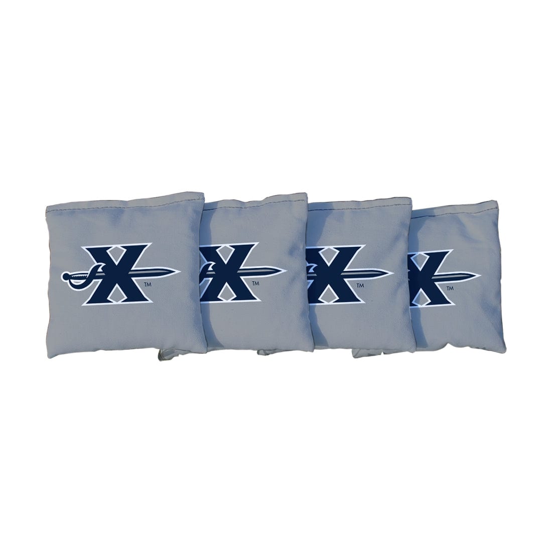 Xavier University Musketeers Grey Cornhole Bags