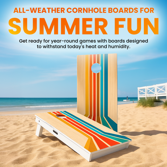 Summer cornhole set
