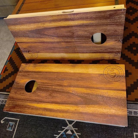 custom backyard cornhole boards