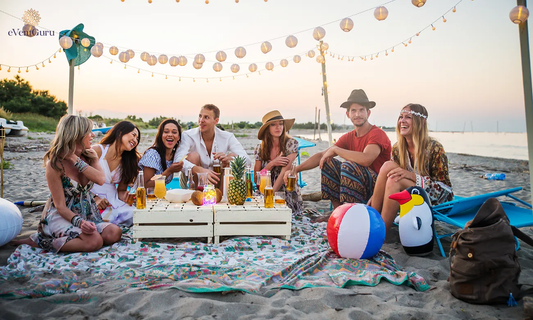 Beach Party with Friends