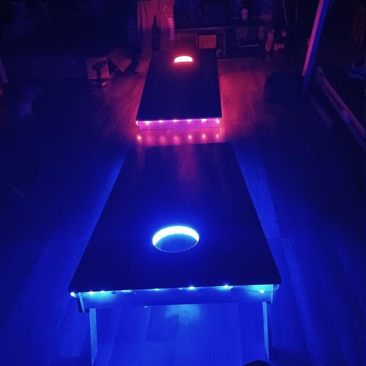 glow in the dark cornhole