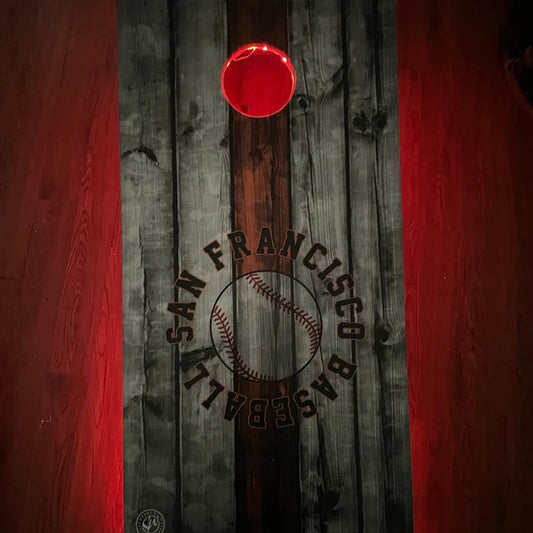 cornhole board LED light tips