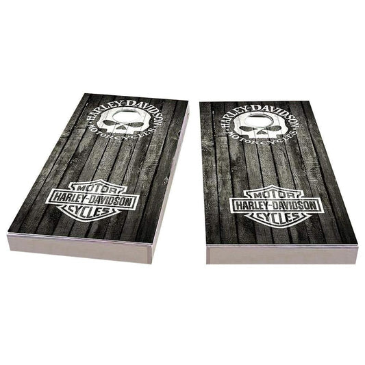 harley davidson rustic cornhole