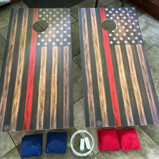 Patriotic Cornhole Set