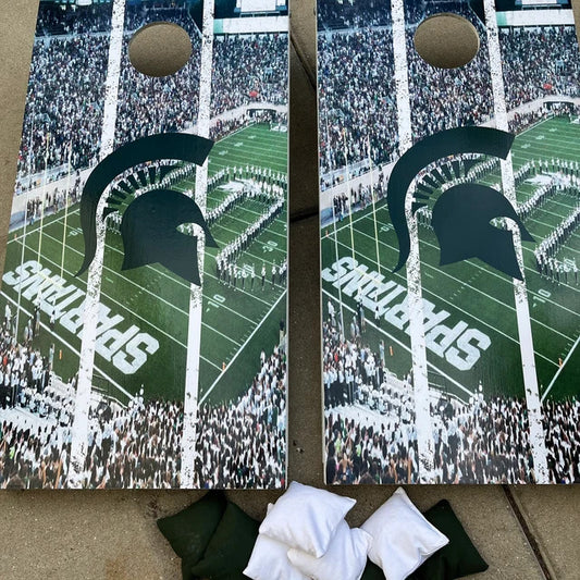 cornhole competition boards