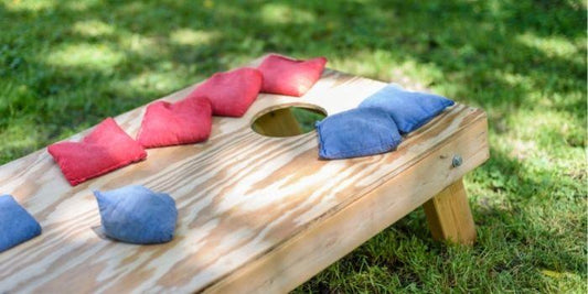 cornhole is the perfect backyard game