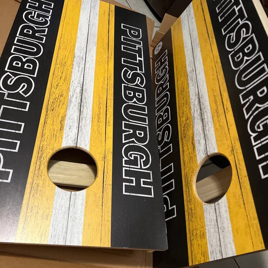 Pittsburgh cornhole boards