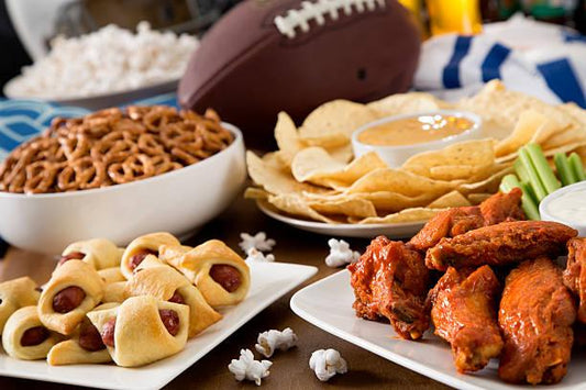 tailgate party food display