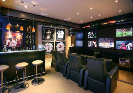 finished man cave