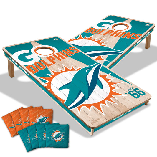 Miami Dolphins 2x4 Pro Cornhole Boards