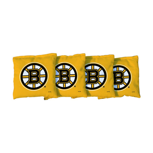 Boston Bruins Yellow Cornhole Bags