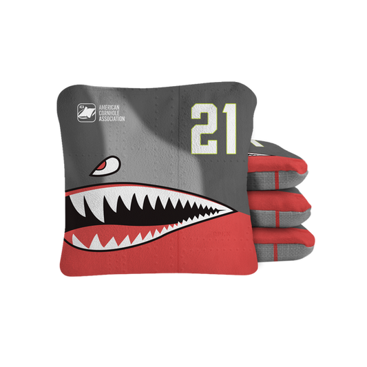 Bomber 21 Synergy Pro Cornhole Bags Red