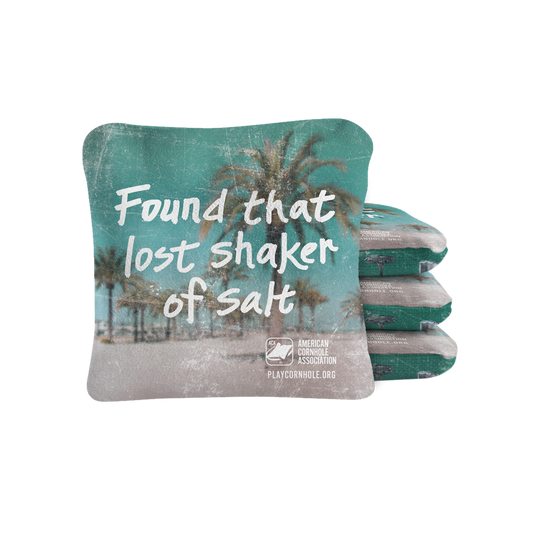Lost Shaker of Salt Synergy Pro Cornhole Bags Teal