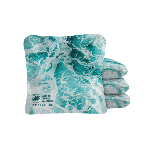 Tropical Sea Synergy Pro Cornhole Bags Blue