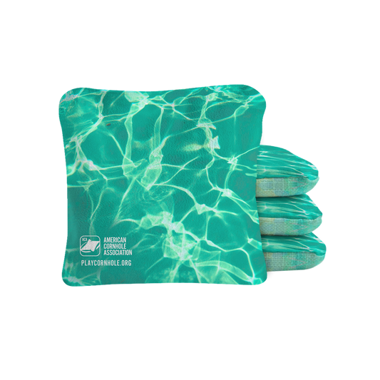 Teal Waves Synergy Pro Cornhole Bags
