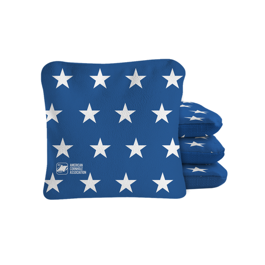 Bold Stars & Stripes Synergy Pro Cornhole Bags Blue