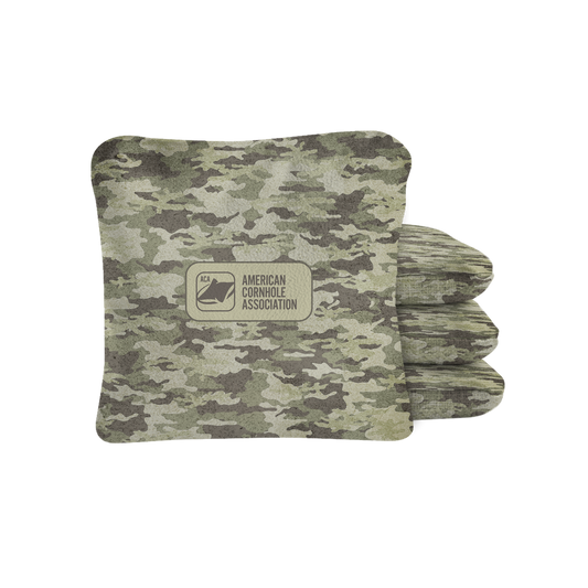 Faded Camouflage Synergy Pro Cornhole Bags Green