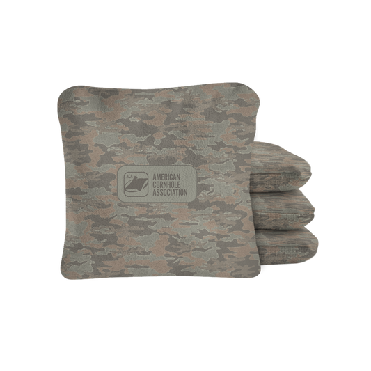 Faded Camouflage Synergy Pro Cornhole Bags Brown