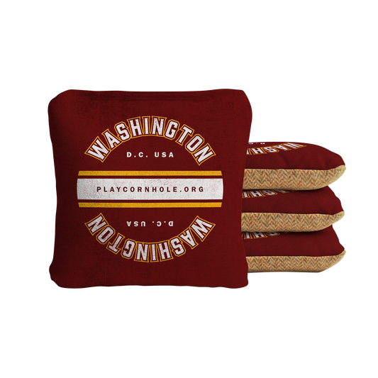 Washington Football Gameday Vintage Synergy Soft Cornhole Bags - Red