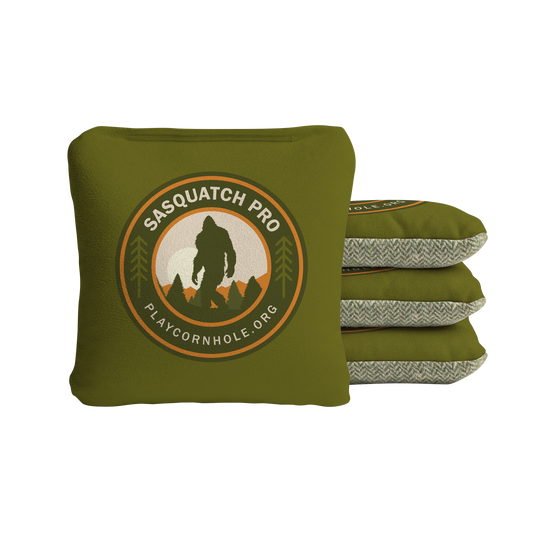Sasquatch Pro Synergy Soft Cornhole Bags - Green