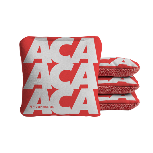 Patriotic Red Synergy Soft Cornhole Bags