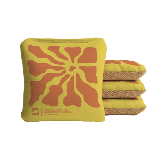 Boho Beach Flower Synergy Soft Cornhole Bags