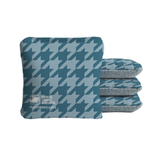 Houndstooth Synergy Soft Cornhole Bags - Blue
