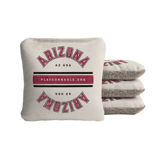 Arizona Football Gameday Vintage Synergy Soft Cornhole Bags - Cream
