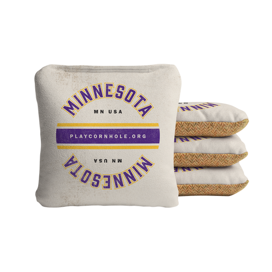 Minnesota Football Gameday Vintage Synergy Soft Cornhole Bags - Cream