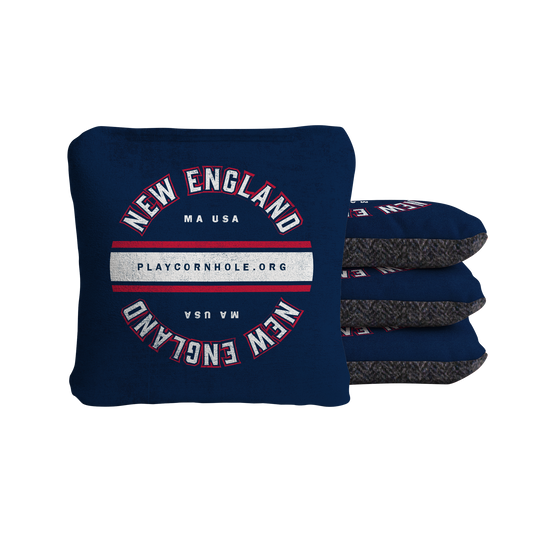 New England Football Gameday Vintage Synergy Soft Cornhole Bags - Navy