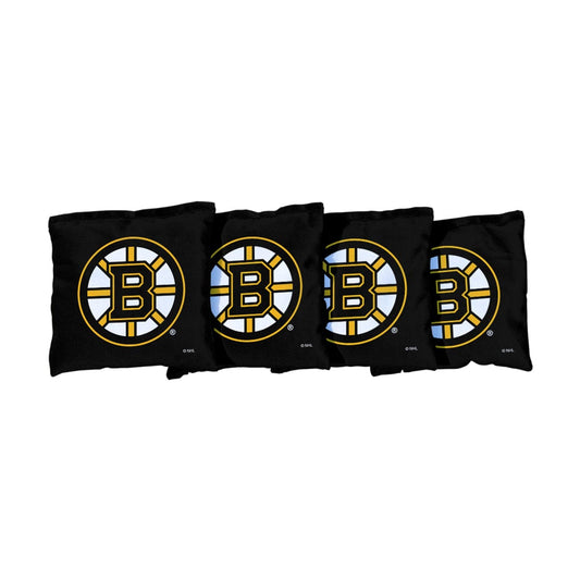 Boston Bruins Black Cornhole Bags