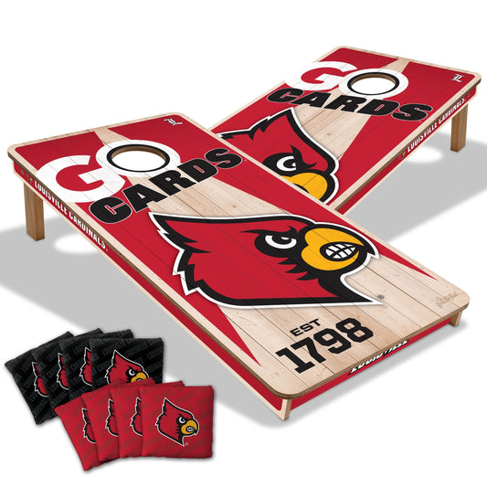 Louisville Cardinals 2x4 Pro Cornhole Boards