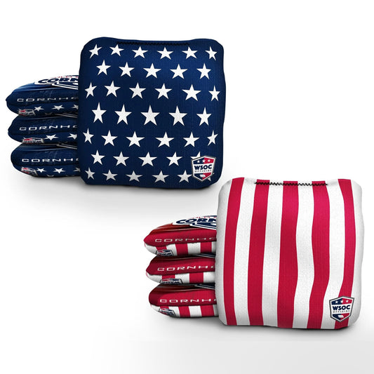 Stars and Stripes Pro Cornhole Bags
