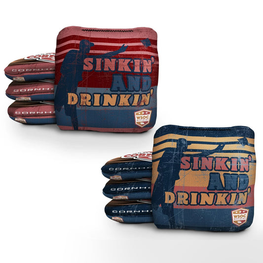 Sinkin and Drinkin Pro Cornhole Bags

