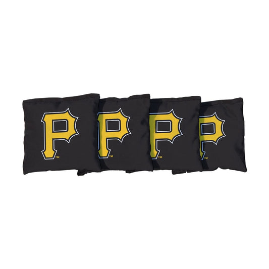 Pittsburgh Pirates Black Cornhole Bags