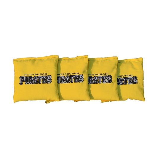 Pittsburgh Pirates Yellow Cornhole Bags