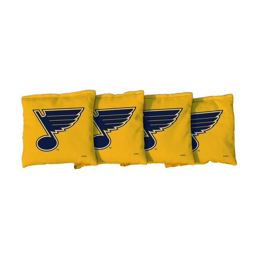 St. Louis Blues Yellow Cornhole Bags