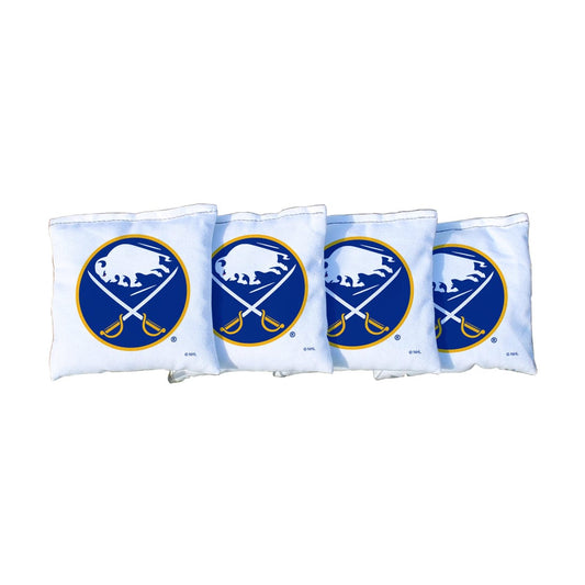 Buffalo Sabres White Cornhole Bags