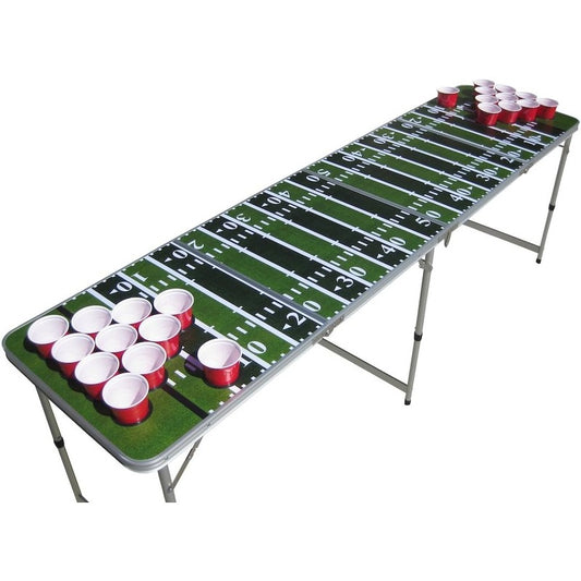 Football beer pong table